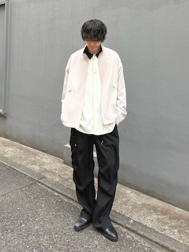 「CULLNI（クルニ）のアイテム」を使った、クリワキタカヒロさん（メンズ・172cm）の春コーディネート