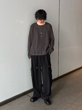 「CULLNI（クルニ）のアイテム」を使った、クリワキタカヒロさん（メンズ・172cm）の秋コーディネート