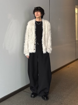 「Lui's（ルイス）のアイテム」を使った、クリワキタカヒロさん（メンズ・172cm）の秋コーディネート