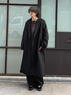 「Lui's（ルイス）のアイテム」を使った、クリワキタカヒロさん（メンズ・172cm）の冬コーディネート