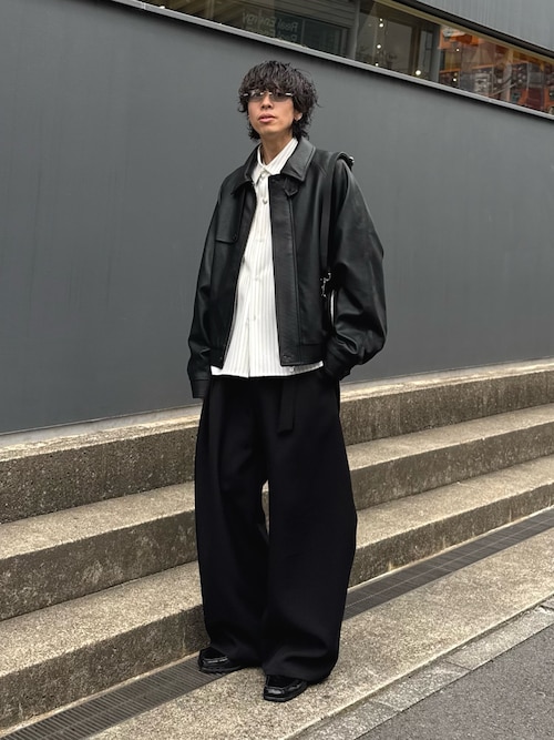 Neucon】GUN FLAP ZIP LEATHER BLOUSON / ガンフラップZIPレザー