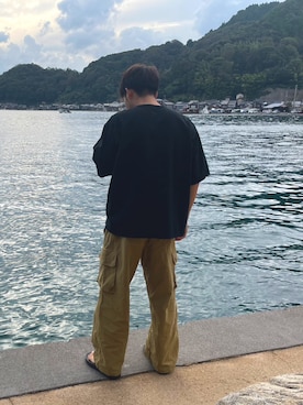 「ARMY TWILL（アーミーツイル）のアイテム（トップス）」を使った、®️さん（メンズ・181cm）の秋コーディネート