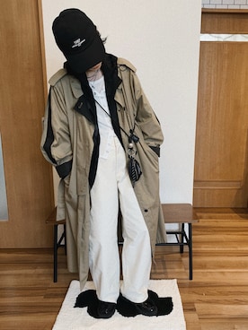 「Ungrid（アングリッド）のアイテム（帽子）」を使った、yan.yan.さん（レディース・159cm）の春コーディネート