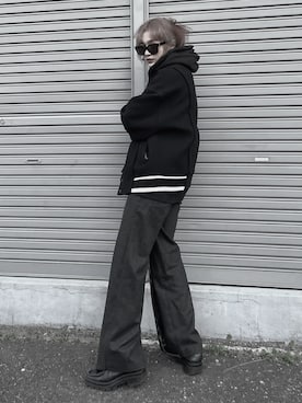 「ADER error（アーダーエラー）のアイテム（ジャケット/アウター）」を使った、애경さん（レディース・165cm）の冬コーディネート