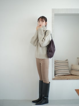 「Instagramのig @_nanahowatanabe（その他、その他）」を使った、nanaho.さん（レディース・164cm）の秋コーディネート