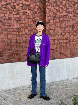 「サイドゴアブーツ」｜nanaho.さん（レディース・164cm）の冬コーディネート