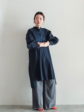 「FIL DE FER（フィルデフェール）のアイテム」を使った、watanabe.さん（レディース・163cm）の春コーディネート