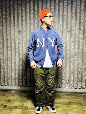 「ROTOTO（ロトト）のアイテム」を使った、gansokaib2さん（メンズ・174cm）の春コーディネート