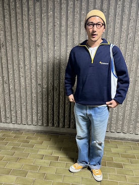 「春服デビュー宣言」｜「アイテム（ニットキャップ/ビーニー）」を使った、gansokaib2さん（メンズ・174cm）の春コーディネート