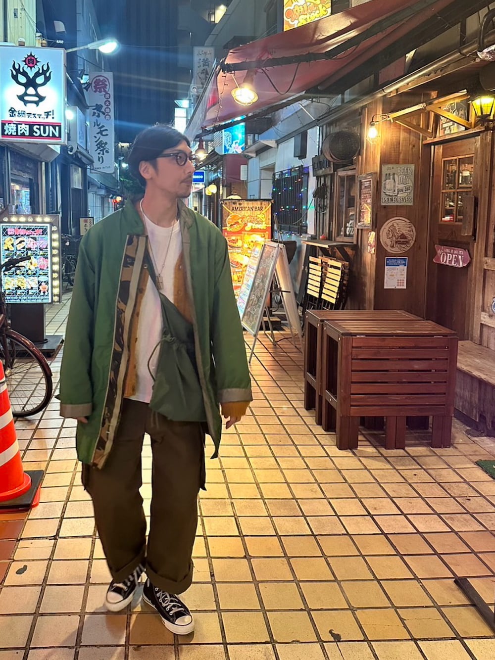 「military、ミリタリー、オランダ軍、WAIPER、WAIPER.inc」｜「MILITARYのアイテム（ミリタリージャケット、ブラウン系）」を使った、gansokaib2さん（メンズ・174cm）の冬コーディネートの1枚目の写真