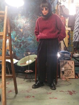 「コーデュロイパンツ」｜ら きさん（レディース・159cm）の冬コーディネート