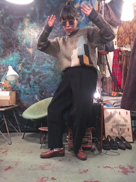 「コーデュロイパンツ」｜ら きさん（レディース・159cm）の冬コーディネート