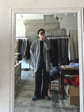 「アイテム（テーラードジャケット）」を使った、Takumiさん（メンズ・172cm）の夏コーディネート