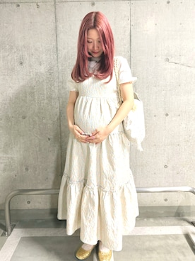「アイテム（バレエシューズ）」を使った、らぺさん（レディース・164cm）の秋コーディネート