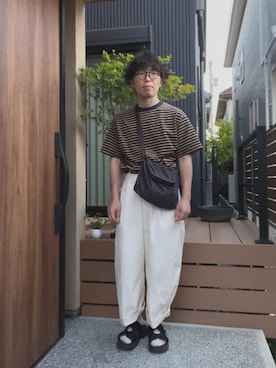 「アイテム（ソックス/靴下）」を使った、ごっちさん（メンズ・170cm）の夏コーディネート