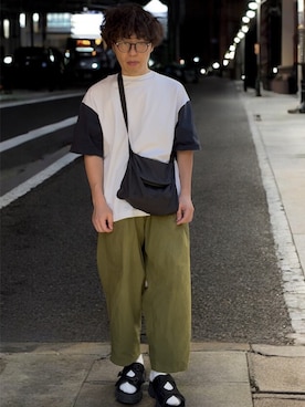 「アイテム（バッグ）」を使った、ごっちさん（メンズ・170cm・40代）の夏コーディネート