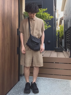 「macromauro（マクロマウロ）のアイテム」を使った、ごっちさん（メンズ・170cm）の夏コーディネート