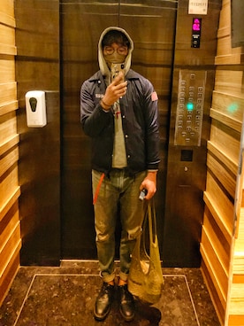 「NOAH（ノア）のアイテム（トップス）」を使った、jimmichungさん（メンズ・179cm）の春コーディネート
