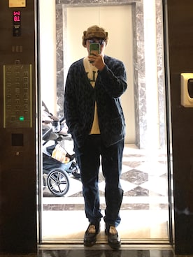 「アイテム（ダッフルコート、その他）」を使った、jimmichungさん（メンズ・179cm）の冬コーディネート