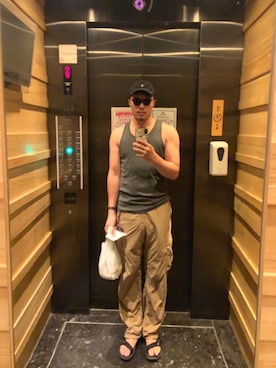 「NATIVE SONS（ネイティブ サンズ）のアイテム」を使った、jimmichungさん（メンズ・179cm）の春コーディネート