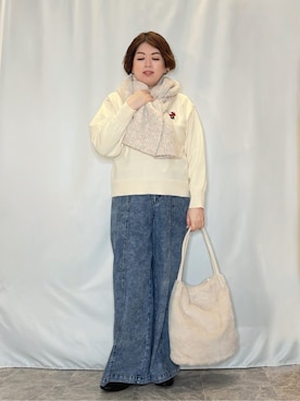 「sanrio（サンリオ）のアイテム」を使った、たみさん（レディース・158cm）の冬コーディネート