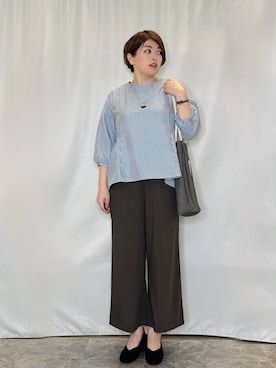 「シンプル・ベーシック」｜たみさん（レディース・158cm）の秋コーディネート