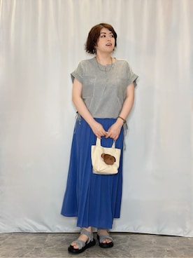 「Miffy（ ミッフィー）のアイテム」を使った、たみさん（レディース・158cm）の夏コーディネート