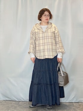 「Lee（リー）のアイテム（バッグ）」を使った、たみさん（レディース・158cm）の春コーディネート