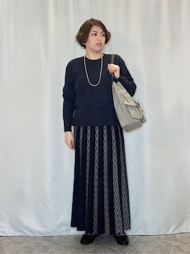 「DRESKIP（ドレスキップ）のアイテム」を使った、たみさん（レディース・158cm）の冬コーディネート
