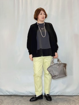 「Lee（リー）のアイテム（バッグ）」を使った、たみさん（レディース・158cm）の春コーディネート