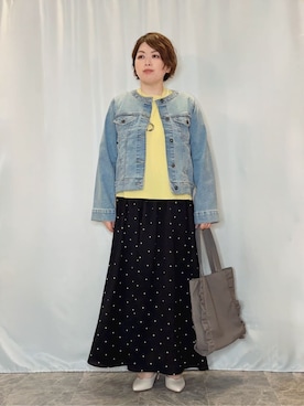 「Airpapel（エアパペル）のアイテム」を使った、たみさん（レディース・158cm）の冬コーディネート