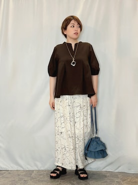 「SHOO・LA・RUE（シューラルー）のアイテム」を使った、たみさん（レディース・158cm）の春コーディネート