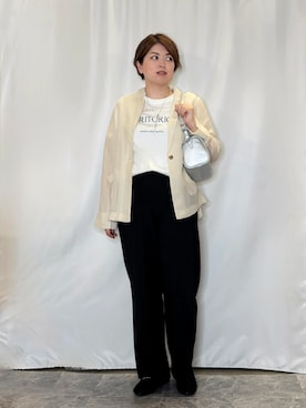 「SHOO・LA・RUE（シューラルー）のアイテム（その他パンツ）」を使った、たみさん（レディース・158cm）の秋コーディネート