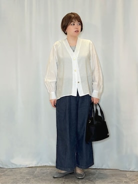 「Lee（リー）のアイテム（バッグ）」を使った、たみさん（レディース・158cm）の春コーディネート