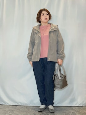 「Lee（リー）のアイテム（バッグ）」を使った、たみさん（レディース・158cm）の春コーディネート