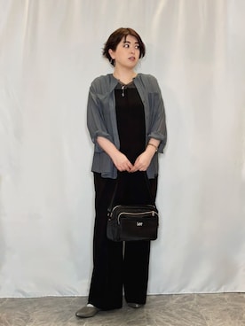 「Lee（リー）のアイテム（バッグ）」を使った、たみさん（レディース・158cm）の春コーディネート