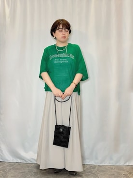 「DRESKIP（ドレスキップ）のアイテム」を使った、たみさん（レディース・158cm）の春コーディネート