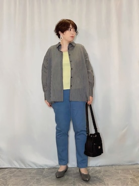 「Lee（リー）のアイテム（バッグ）」を使った、たみさん（レディース・158cm）の春コーディネート