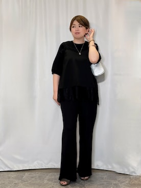 「SHOO・LA・RUE（シューラルー）のアイテム（その他パンツ）」を使った、たみさん（レディース・158cm）の秋コーディネート