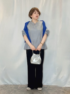 「SHOO・LA・RUE（シューラルー）のアイテム（パンプス）」を使った、たみさん（レディース・158cm）の春コーディネート