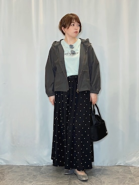 「Lee（リー）のアイテム（バッグ）」を使った、たみさん（レディース・158cm）の春コーディネート