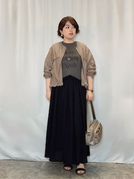 「Lee（リー）のアイテム（バッグ）」を使った、たみさん（レディース・158cm）の春コーディネート