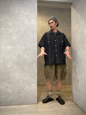「CPH（シーピーエイチ）のアイテム」を使った、umezaru715さん（メンズ・177cm）の夏コーディネート
