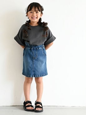 「アイテム（トップス）」を使った、PUPPAPUPOさん（キッズ・107cm）の夏コーディネート