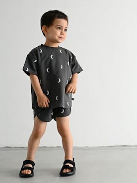 「アイテム（スウェットパンツ）」を使った、PUPPAPUPOさん（キッズ・100cm）の夏コーディネート