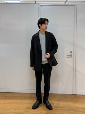 「tk.TAKEO KIKUCHI（ティーケータケオキクチ）のアイテム（ジャケット/アウター）」を使った、kitauraさん（メンズ・172cm）の春コーディネート