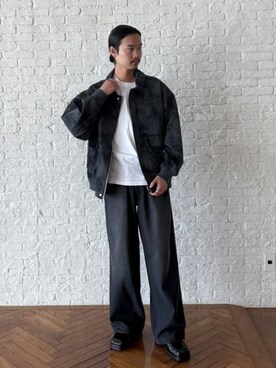 「tk.TAKEO KIKUCHI（ティーケータケオキクチ）のアイテム（ジャケット/アウター）」を使った、kitauraさん（メンズ・172cm）の夏コーディネート