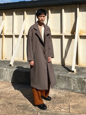 「暖色」｜kitauraさん（メンズ・172cm）の秋コーディネート