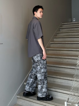 「ポリエステル」｜kitauraさん（メンズ・172cm）の春コーディネート