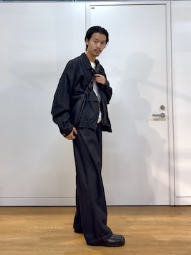 「アイテム（セットアップ）」を使った、kitauraさん（メンズ・172cm）の秋コーディネート